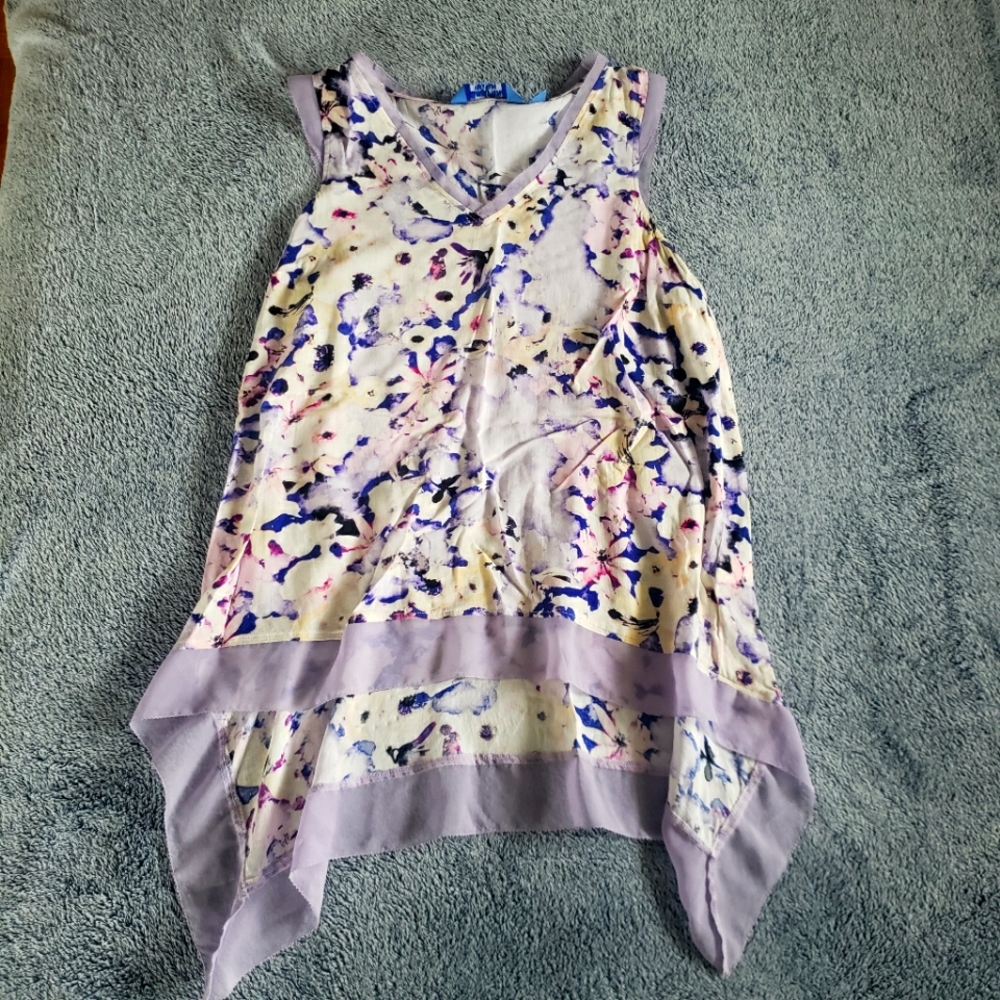Vera Wang Floral Tank Top
